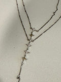 Titanium-Steel Chest Chain Double-Layer Layered Necklace hypoallergenic jewelry| LetheLoom Jewelry