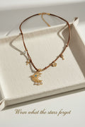 Vintage Celestial Moon Necklace Set
