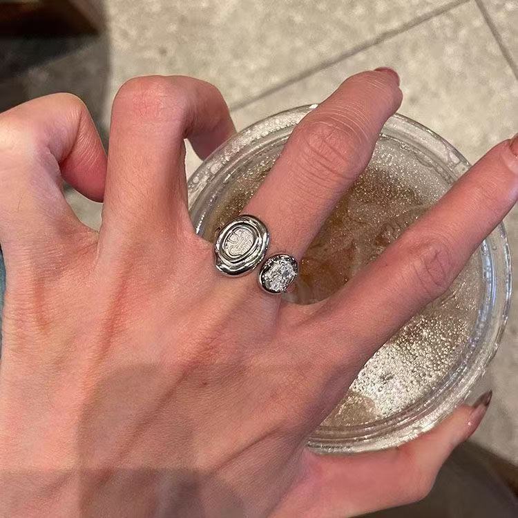 Vintage Silver Coin Ring