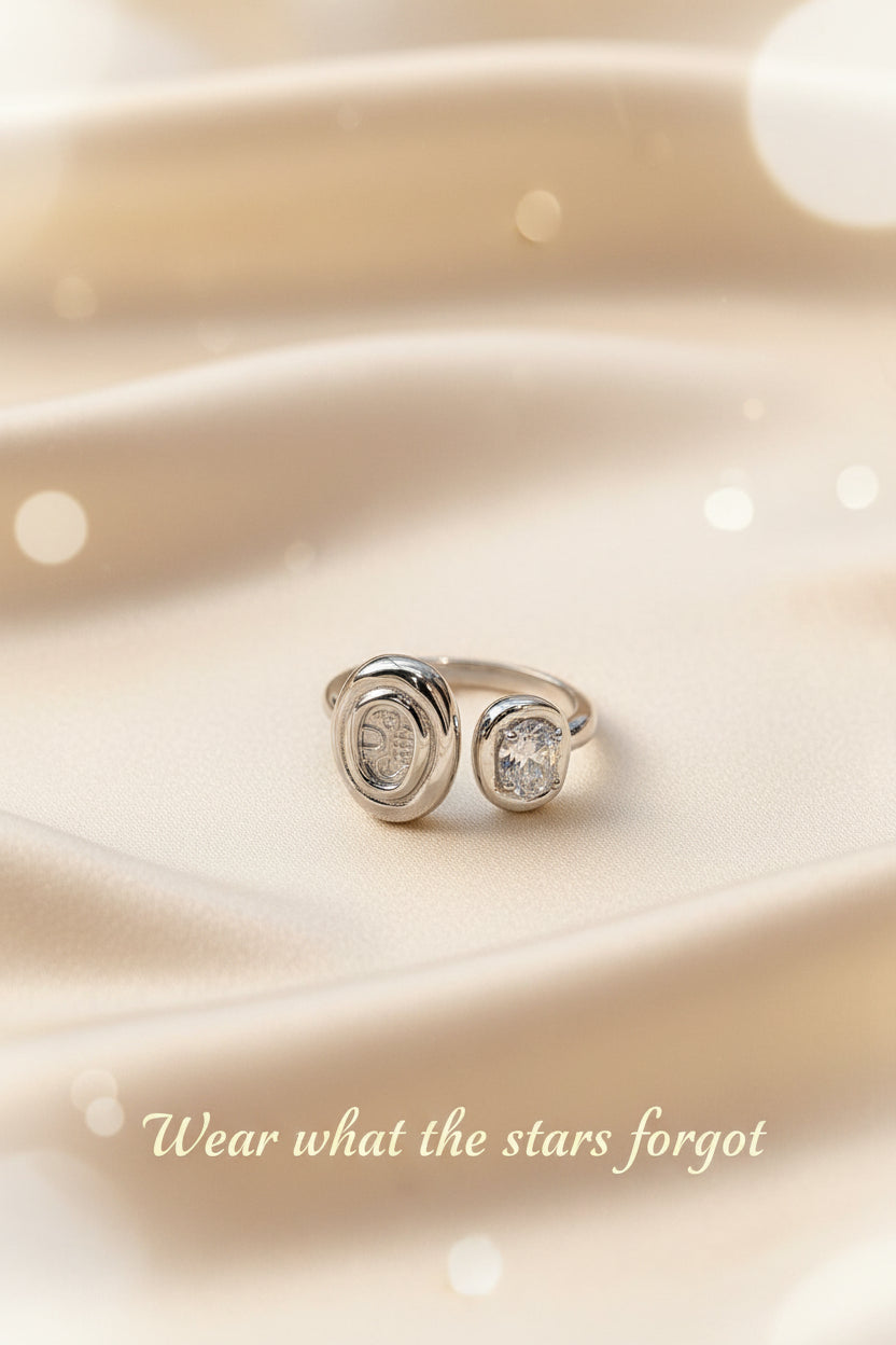Vintage Silver Coin Ring