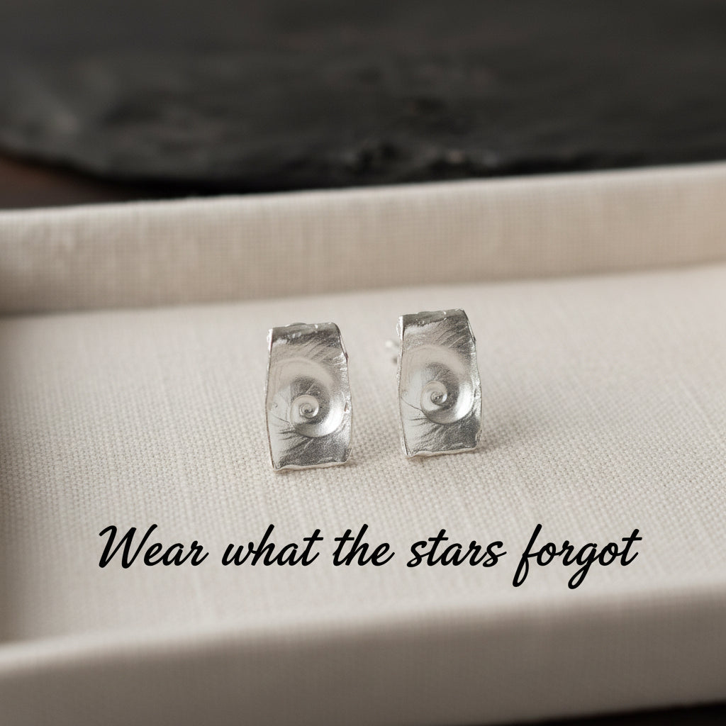 Swirl Stud Earrings| hypoallergenic jewelry