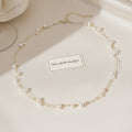 Minimalist Pearl Strand Necklace
