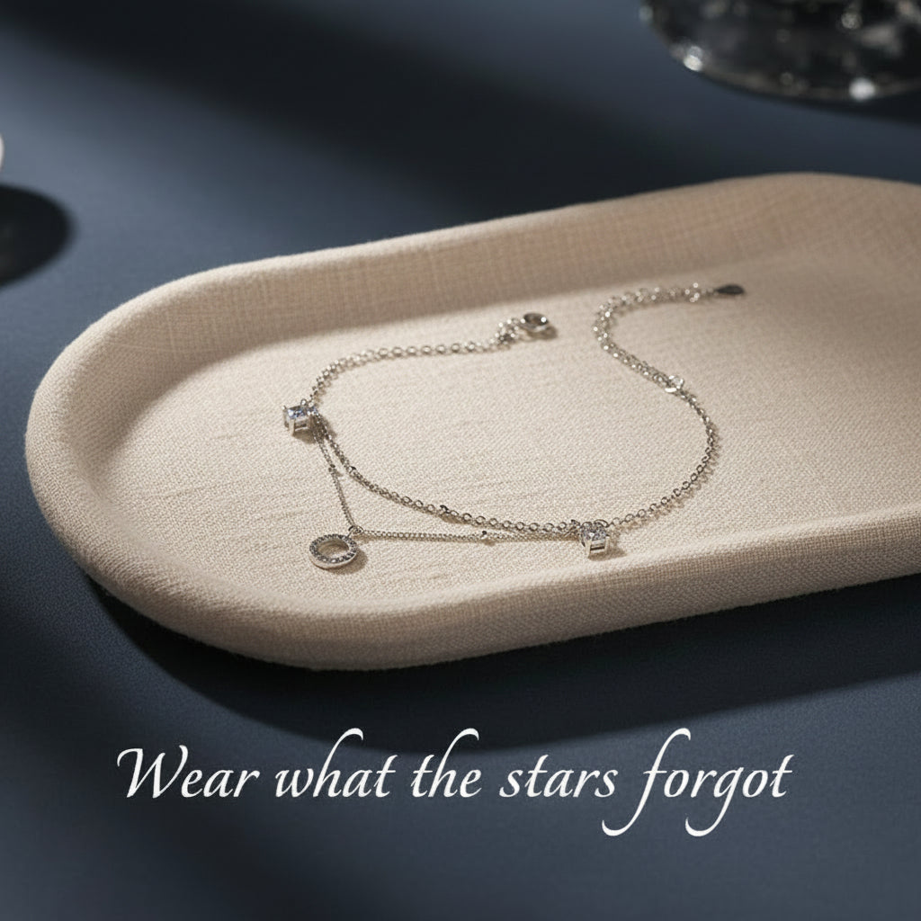 Multi-Layer Circle Chain Anklet