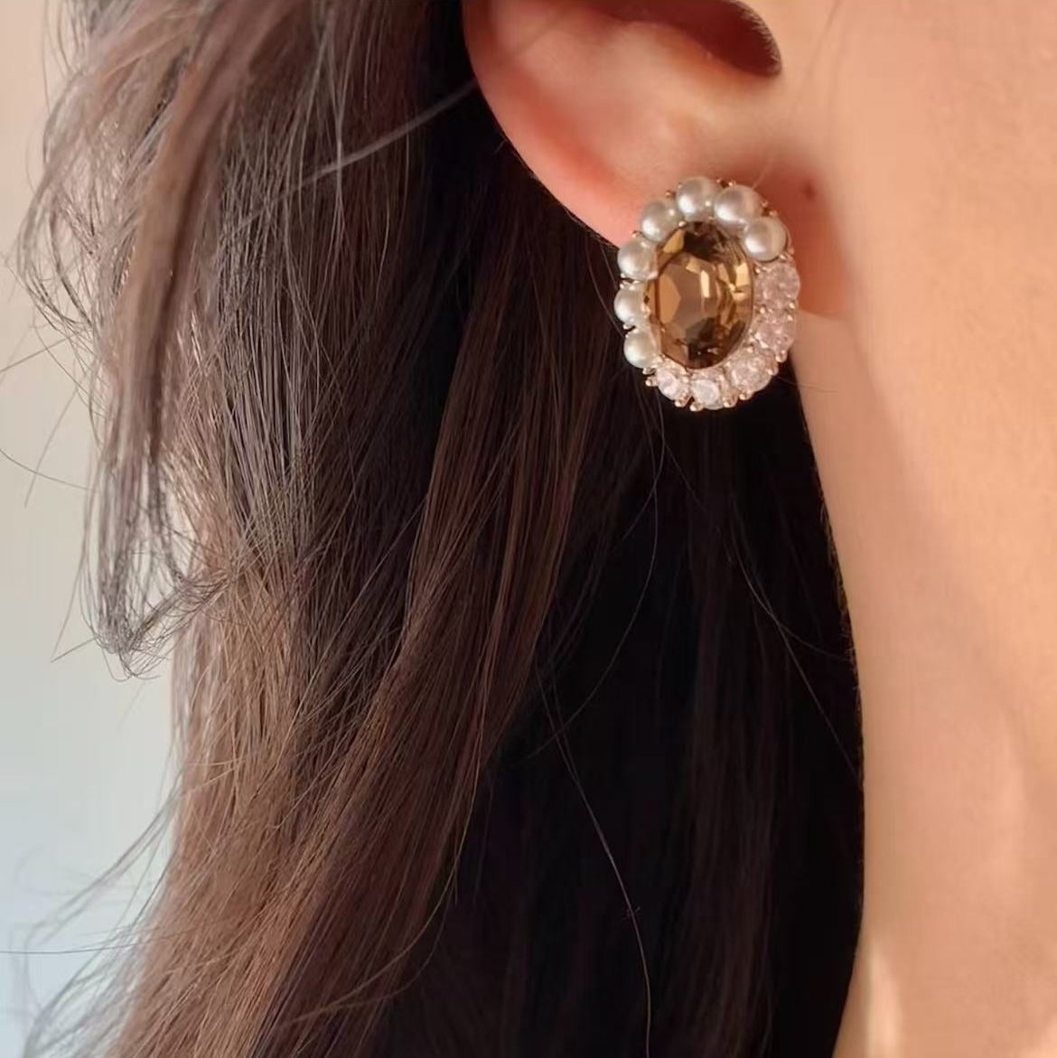 Pearl Eclipse Earrings