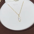 Luna Mother of Pearl Pendant Necklace