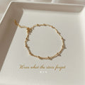 Dainty Gold Bead Bracelet