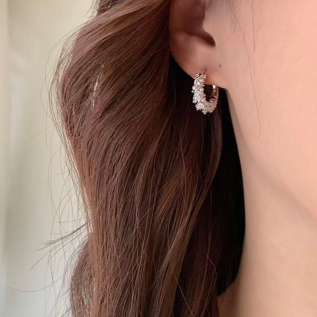 Pearl Vine Hoops