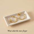 Eternal Knot Hoop Earrings