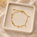 Golden Geometry Anklet