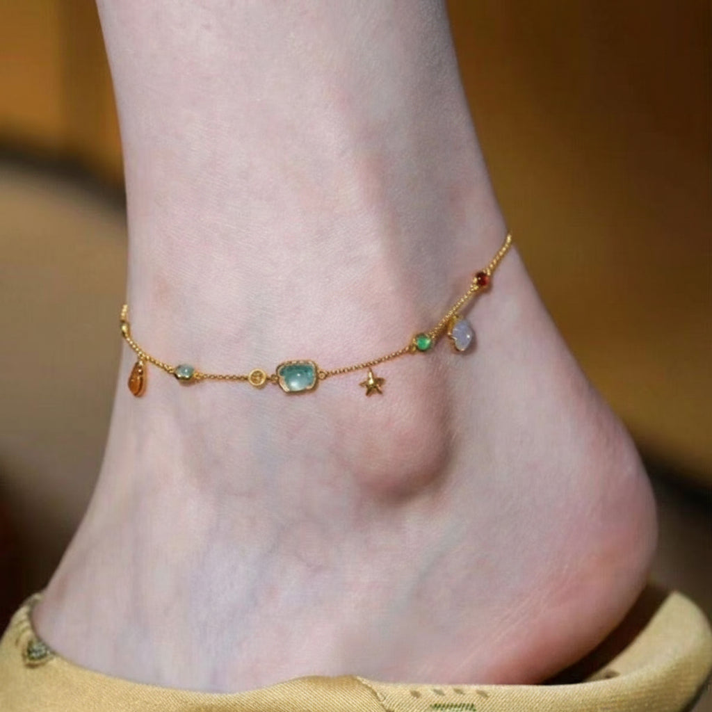 Starlit Garden Anklet