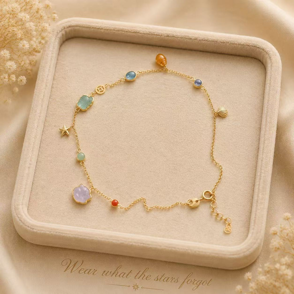Starlit Garden Anklet