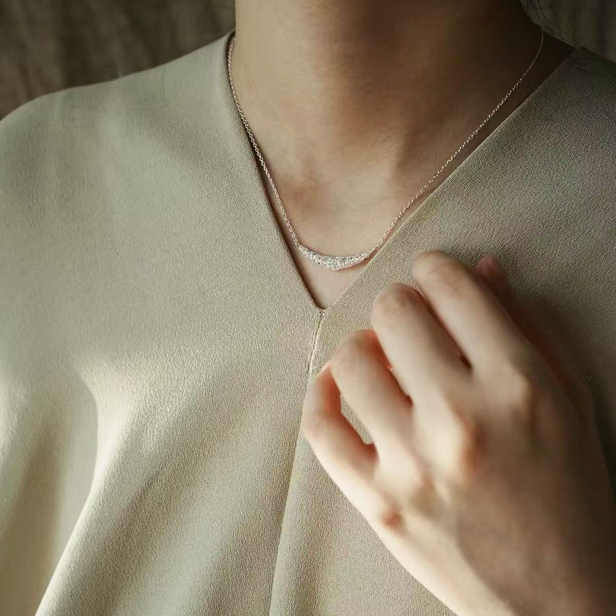 Lunelle Crescent Necklace