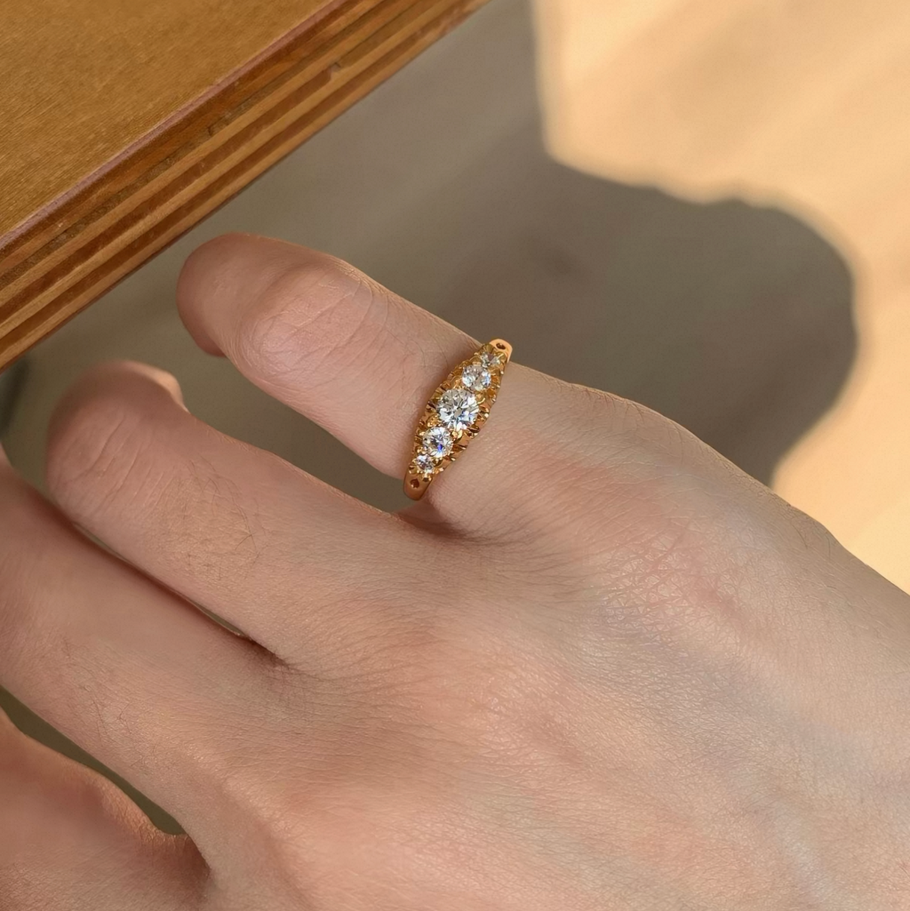 Celeste Five-Star Ring