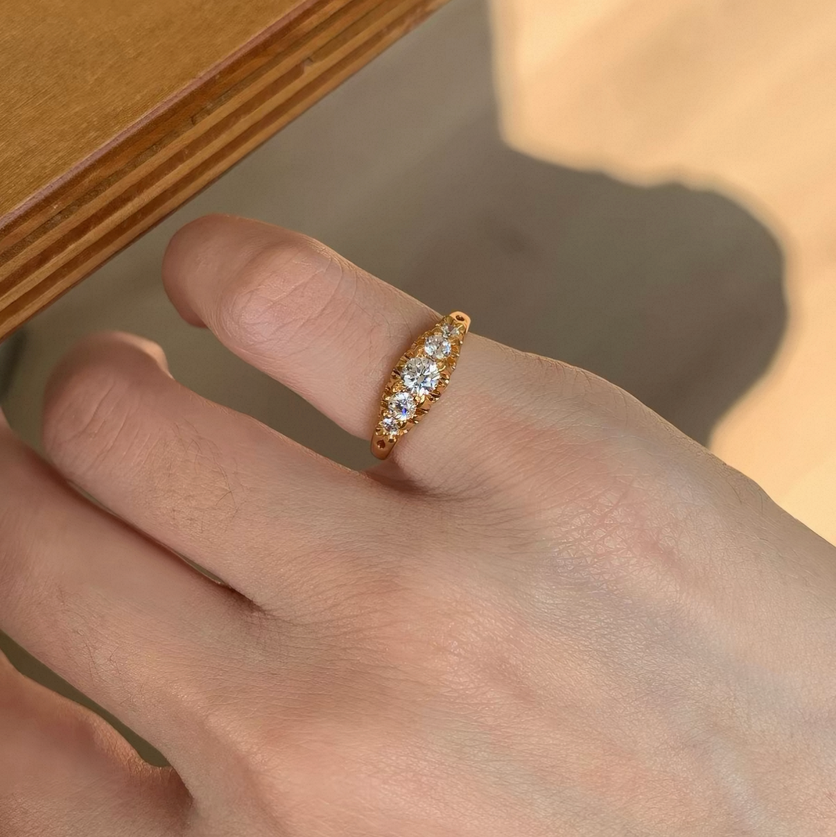 Celeste Five-Star Ring