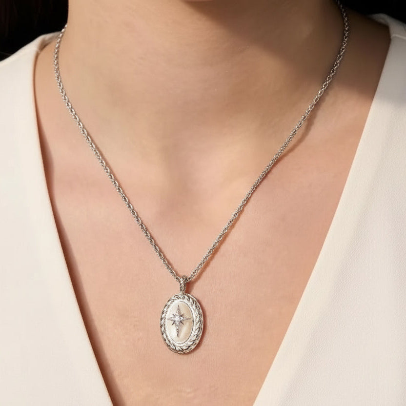 North Star Compass Necklace