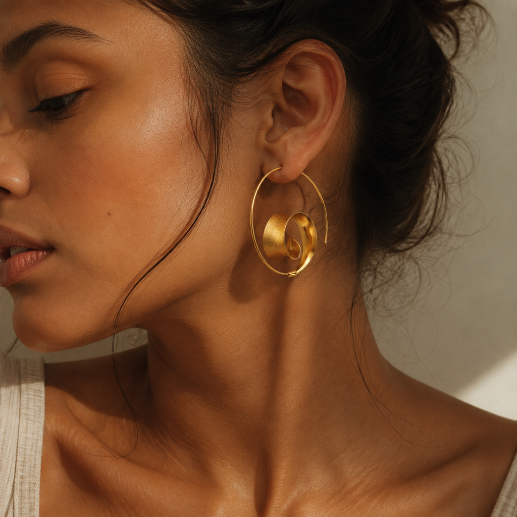 Aurora Spiral Earrings