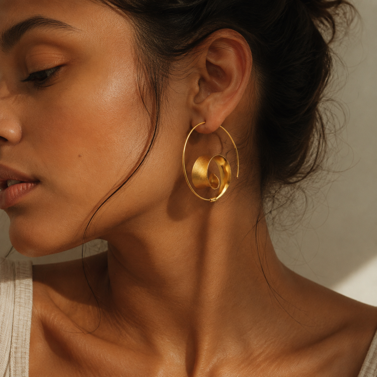 Aurora Spiral Earrings