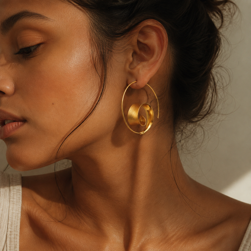 Aurora Spiral Earrings
