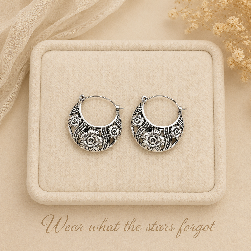 Celestial Carving Earrings