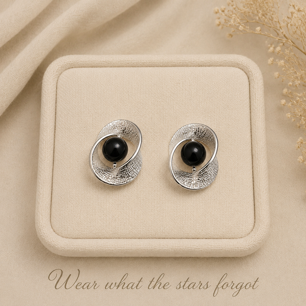 Noir Orbit Earrings