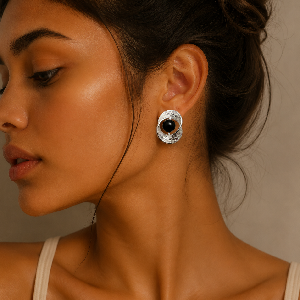 Noir Orbit Earrings