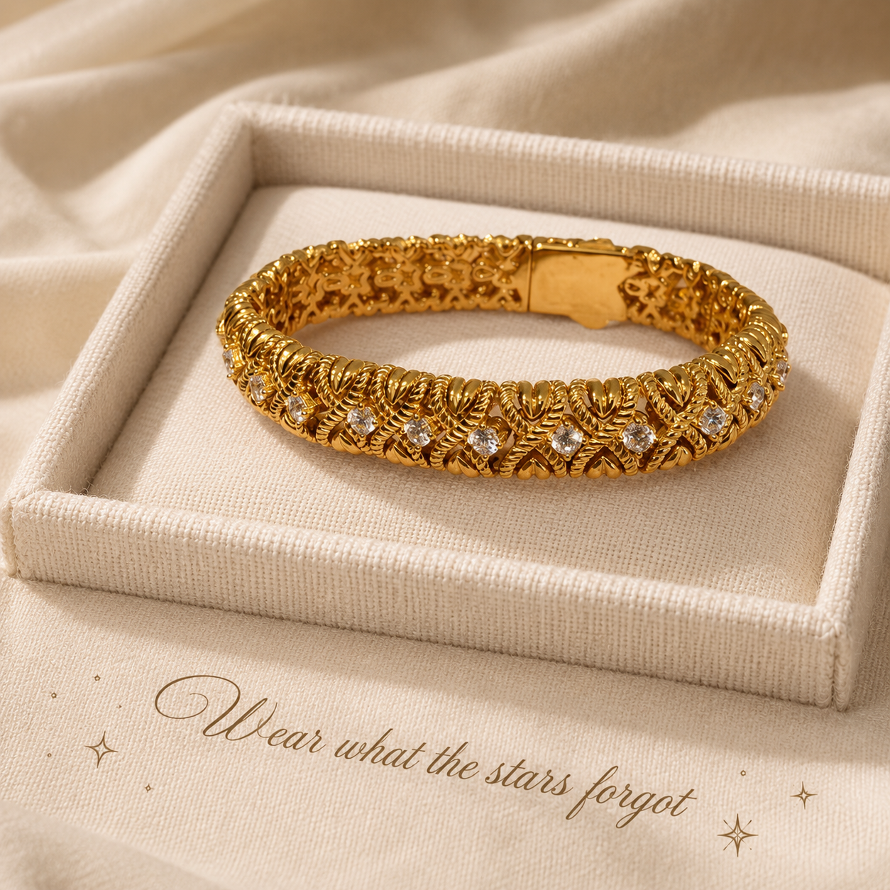 Golden Tapestry Bracelet