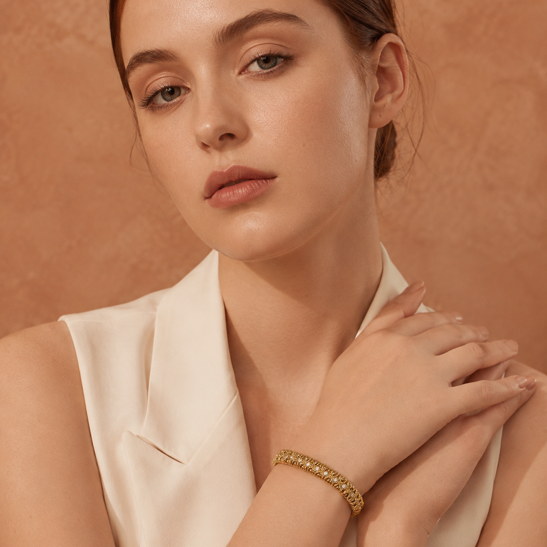 Golden Tapestry Bracelet