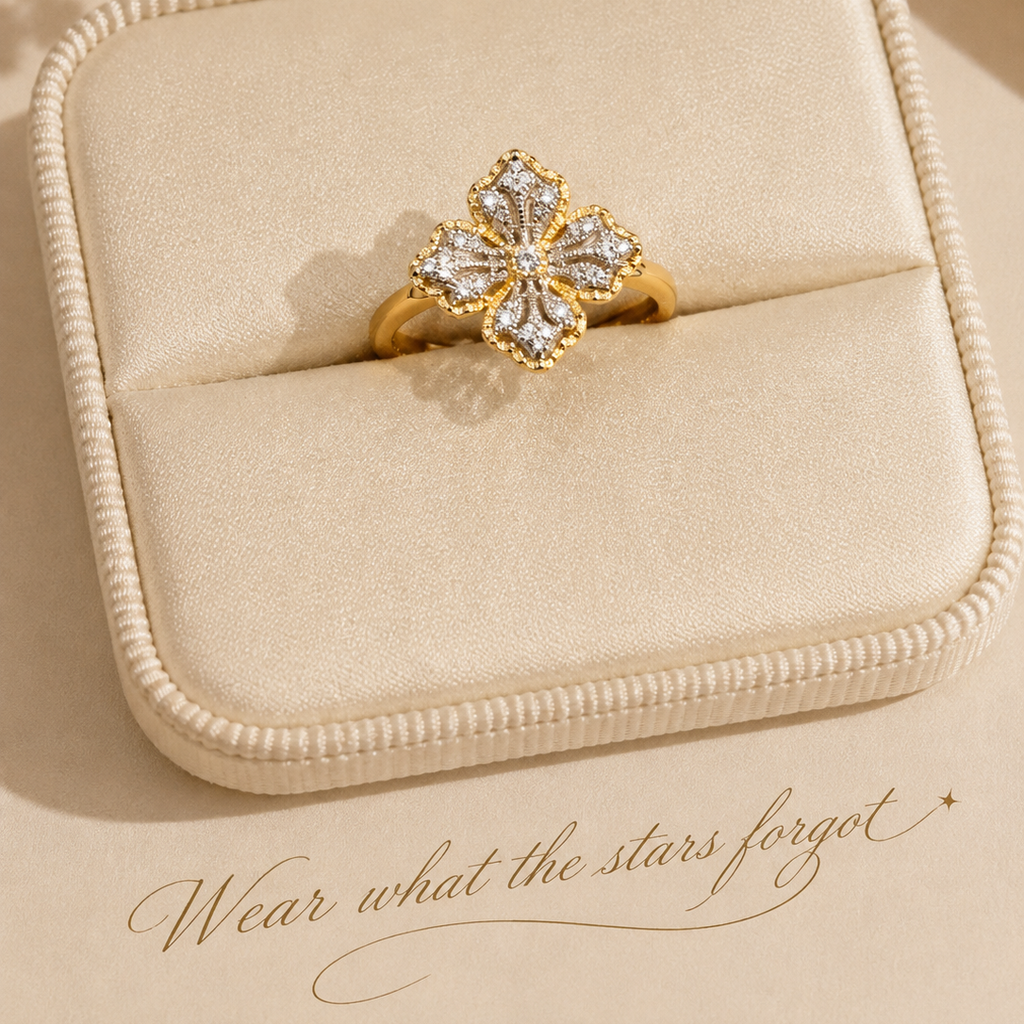 Golden Fleur Ring