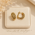 Noir Lumière Hoops Earrings