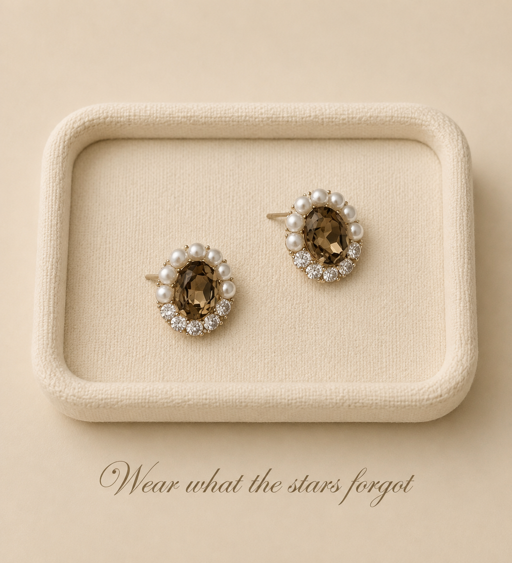 Pearl Eclipse Earrings