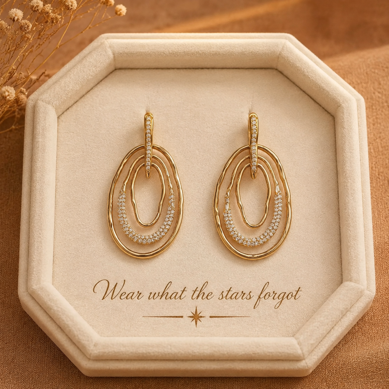 Eternal Glow Hoops Earrings