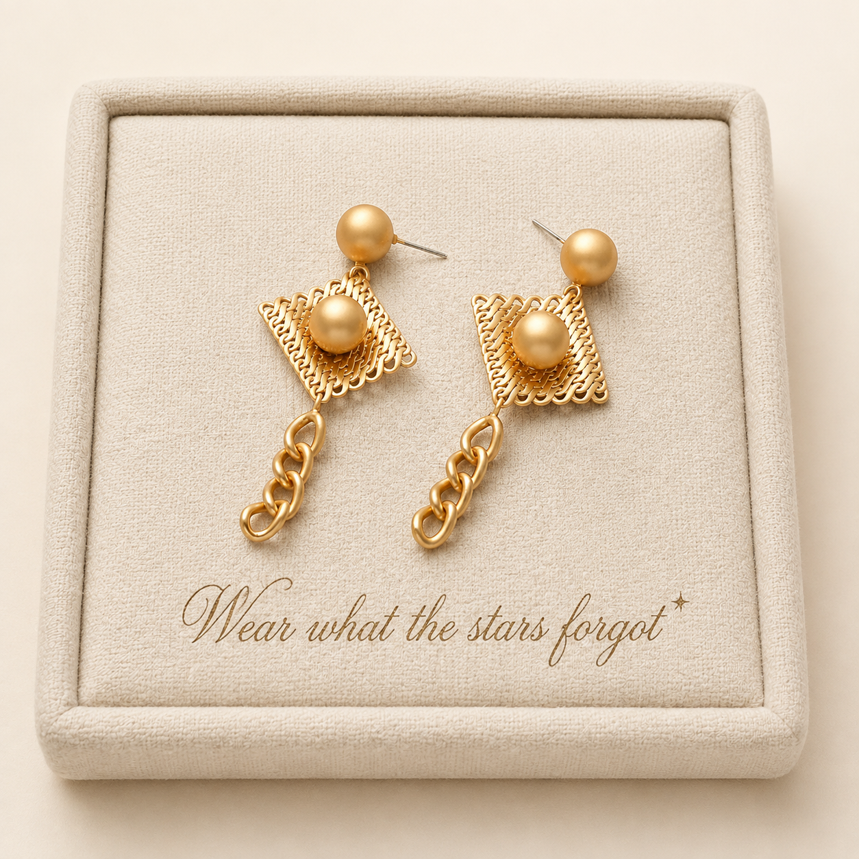 Stella Pearl Chain Earrings