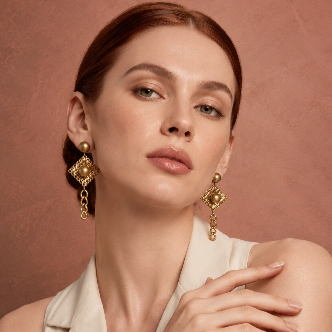 Stella Pearl Chain Earrings