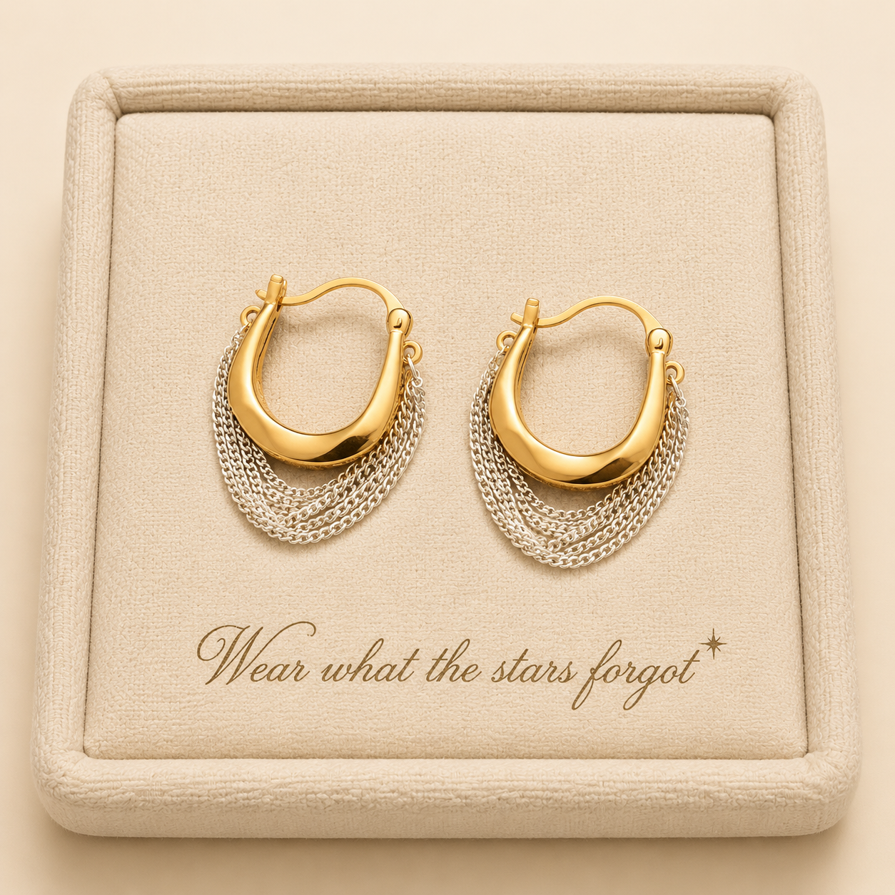 Seraphina Chain Hoops Earrings