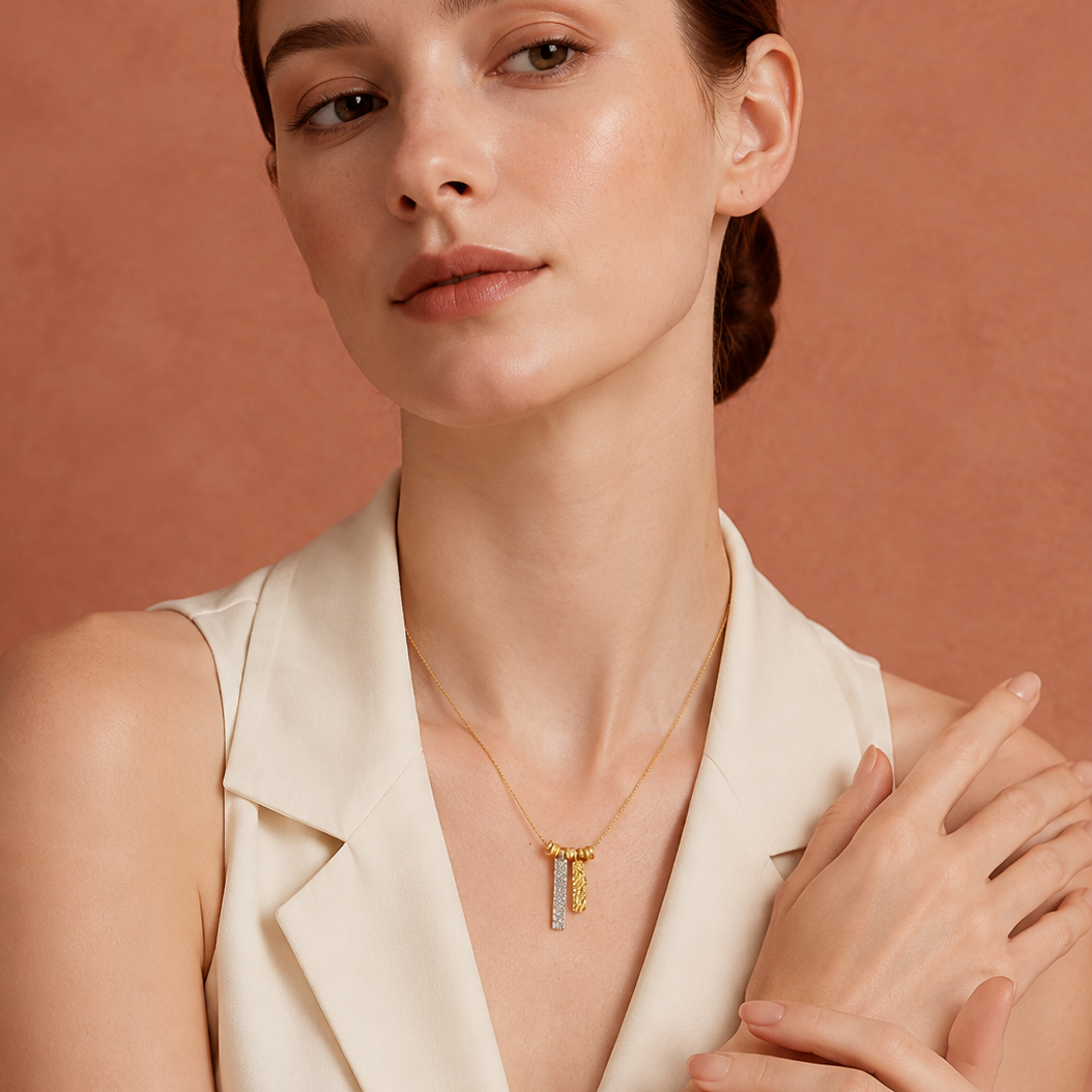 Duo Bar Necklace