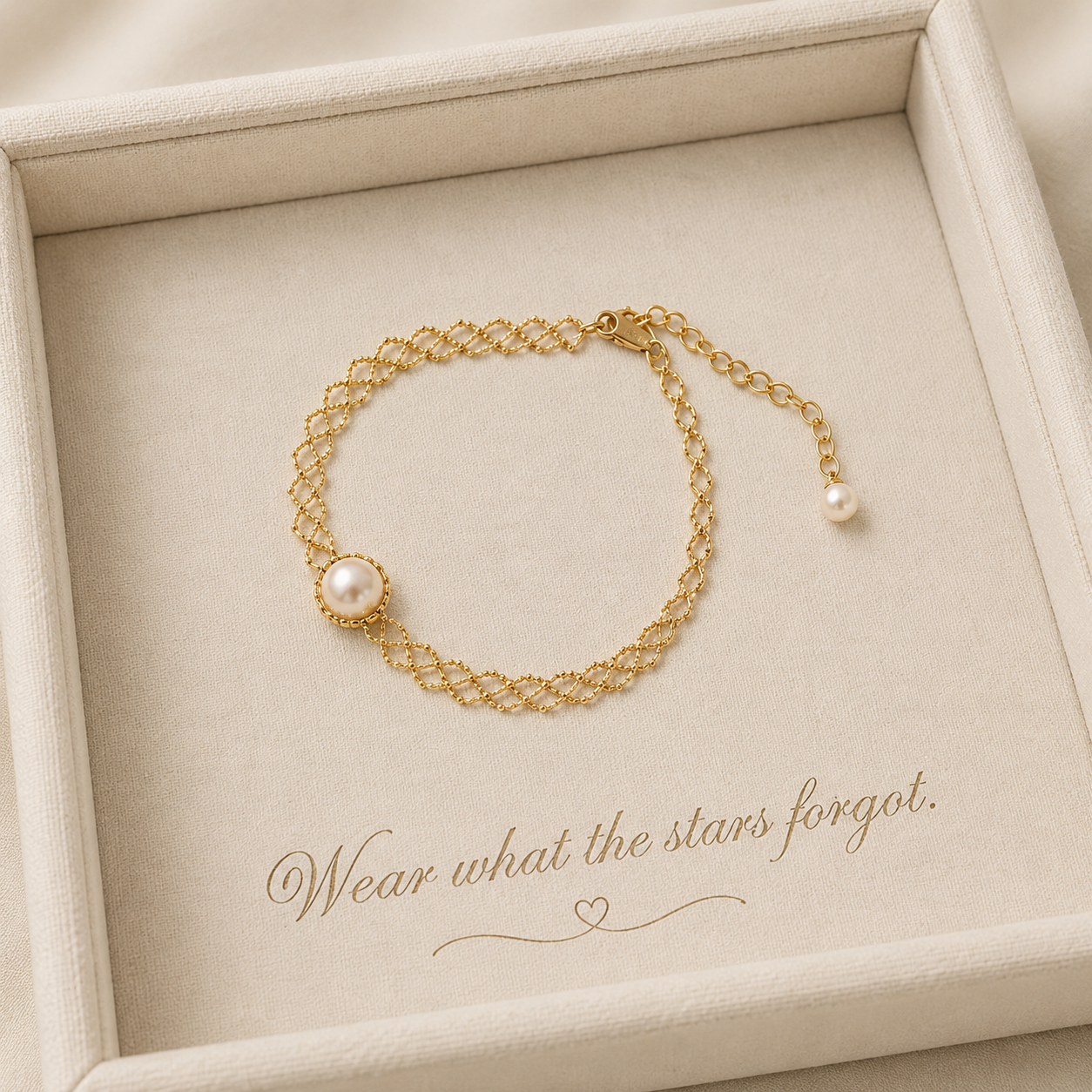 Lunelle Pearl Weave Bracelet