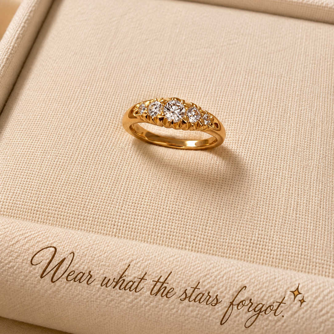 Celeste Five-Star Ring