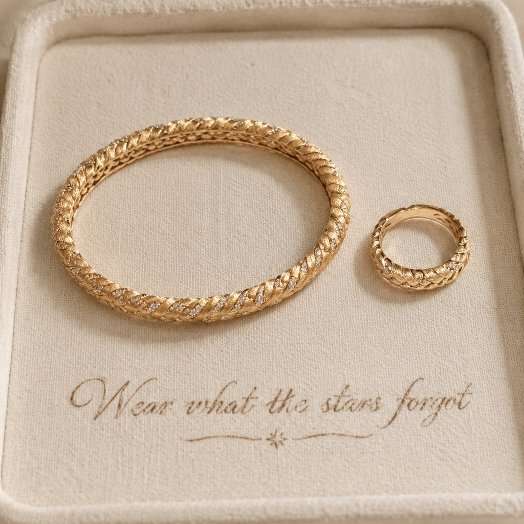 Aurora Woven Gold Set