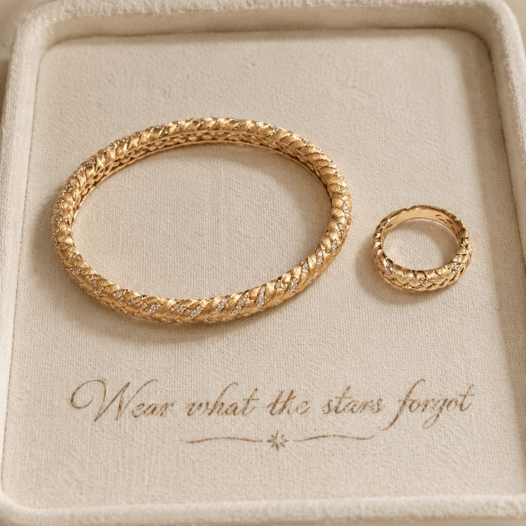 Aurora Woven Gold Set