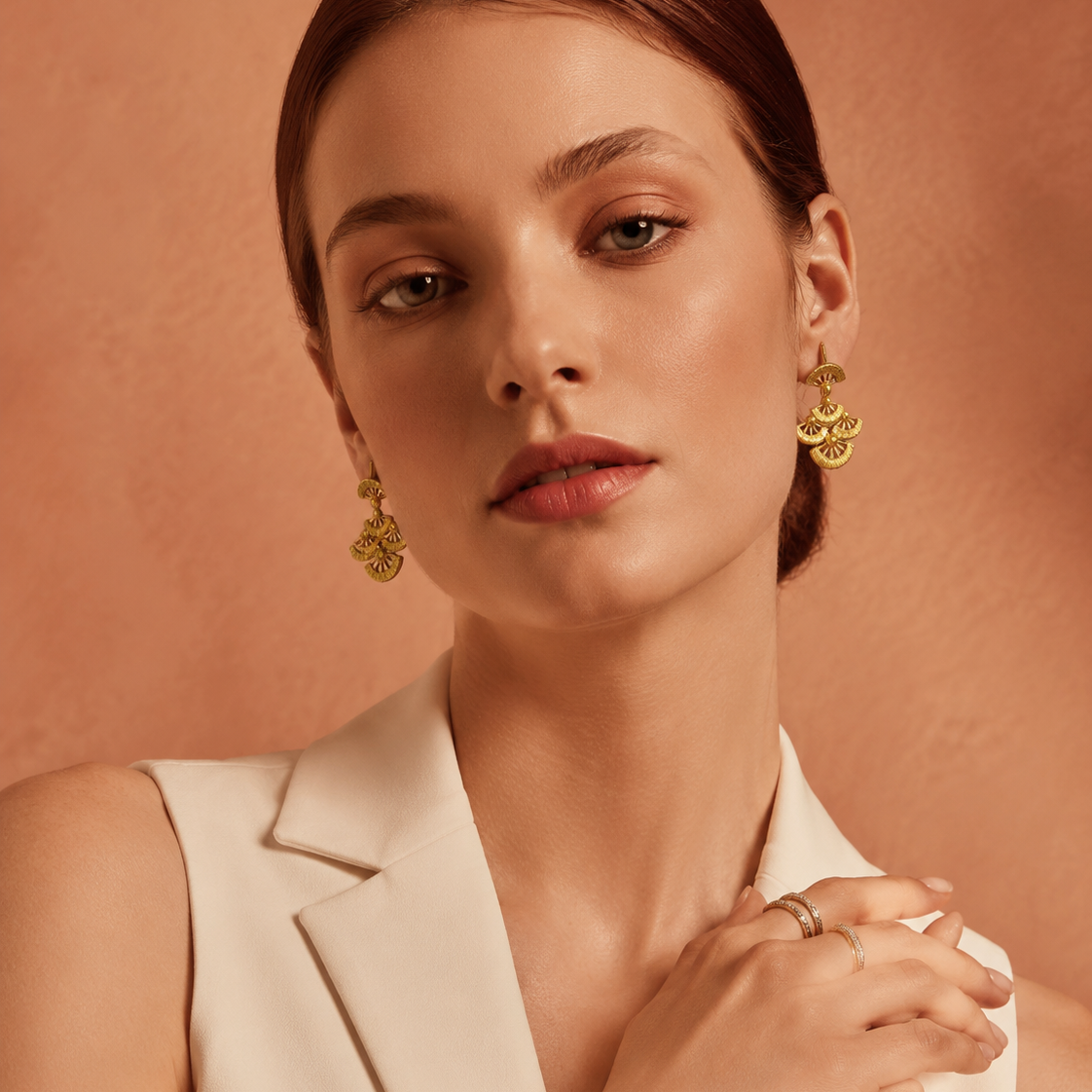 Solara Fan Earrings