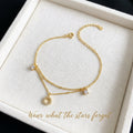Multi-Layer Circle Chain Anklet
