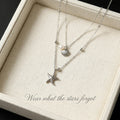Seashell & Starfish Charm Necklace