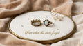 Vintage Turquoise Crown Ring Set