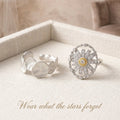 Daisy Asymmetrical Ring Set